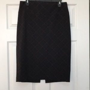 Express Plaid Pencil Skirt